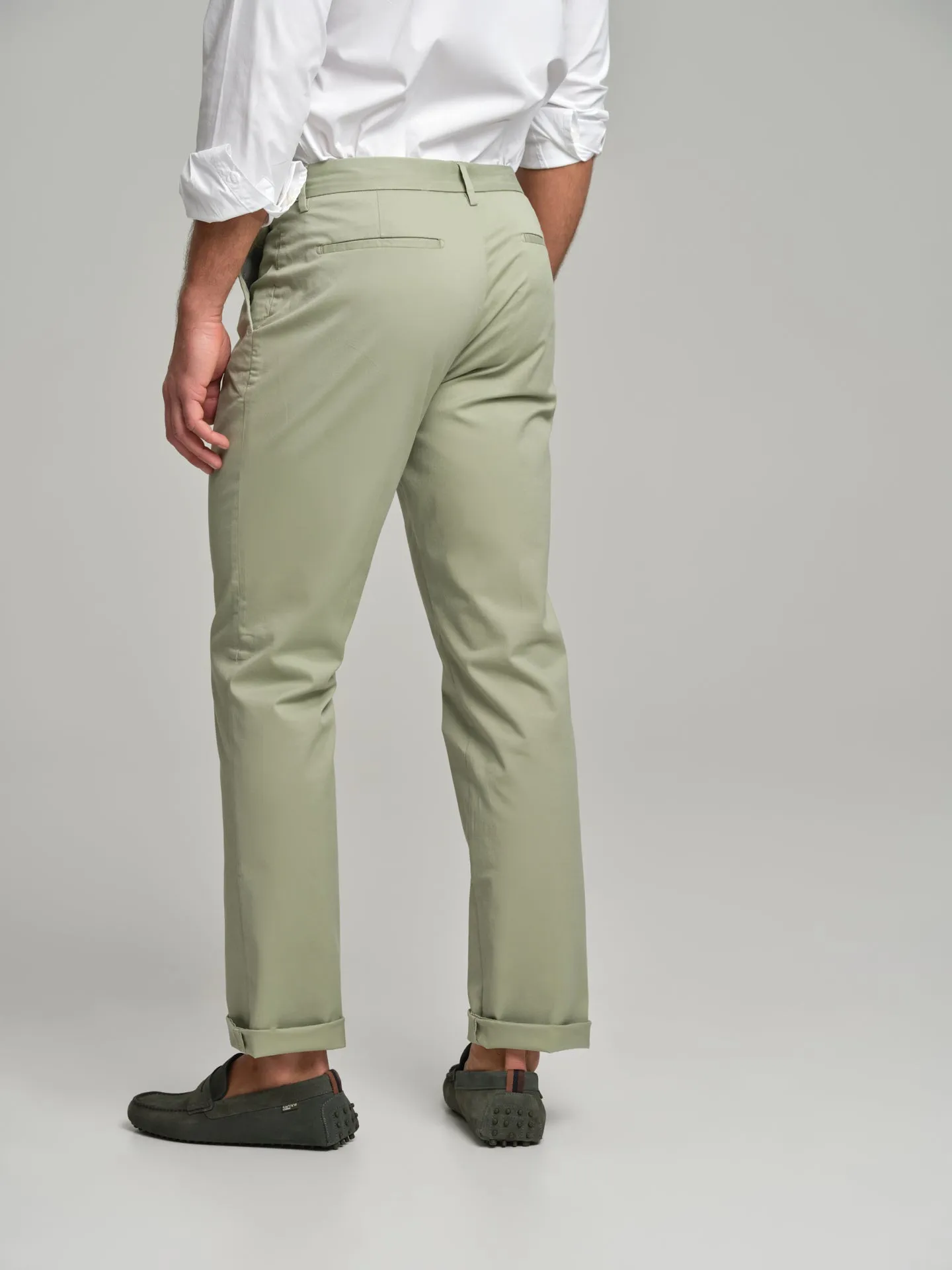 Basic regular fit chino trousers