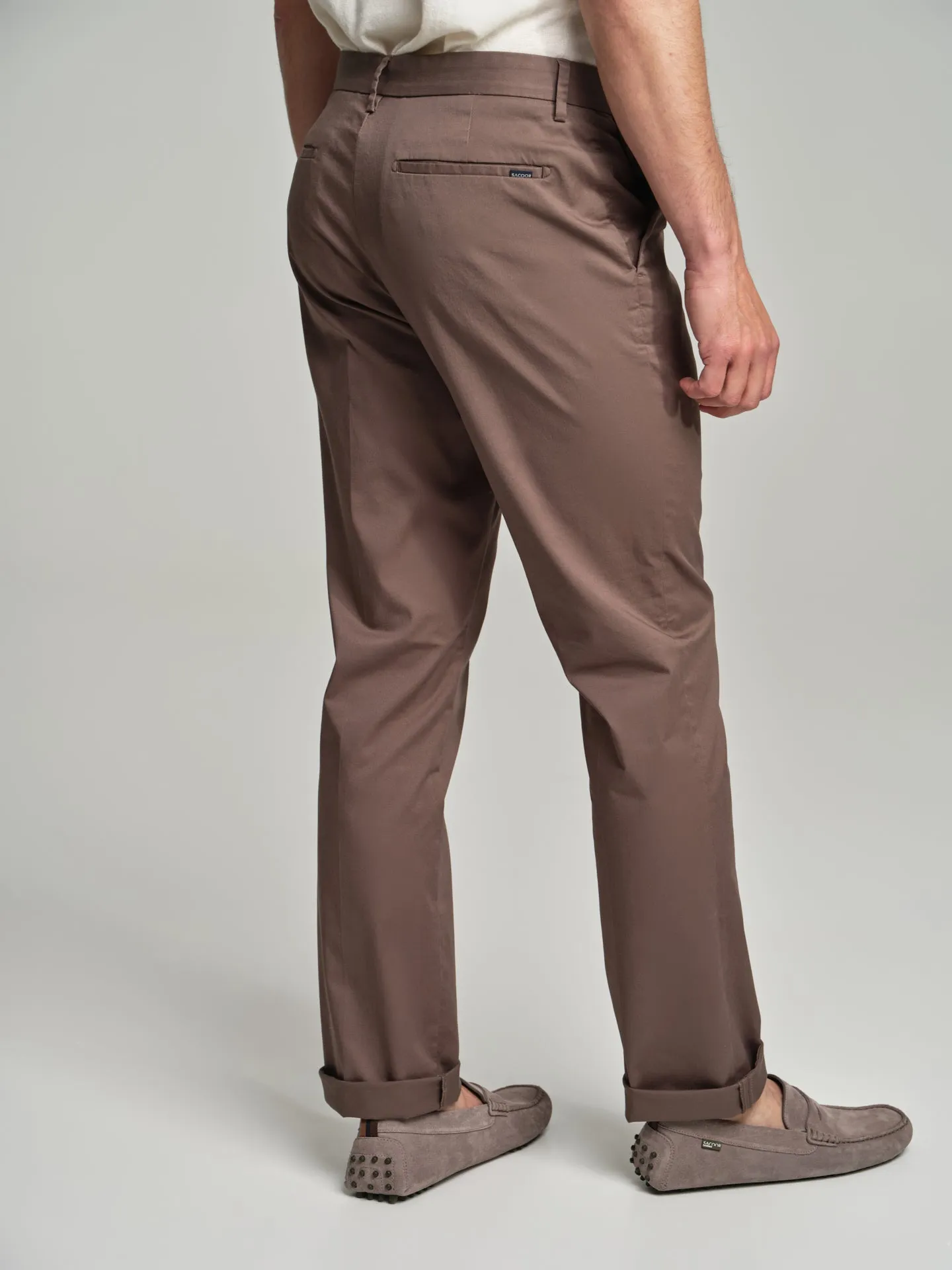 Basic regular fit chino trousers