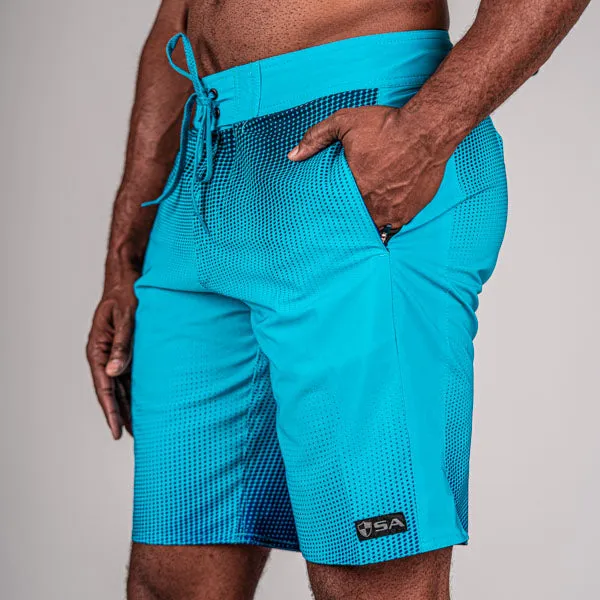 Board Shorts 2.0 | Waves | Blue