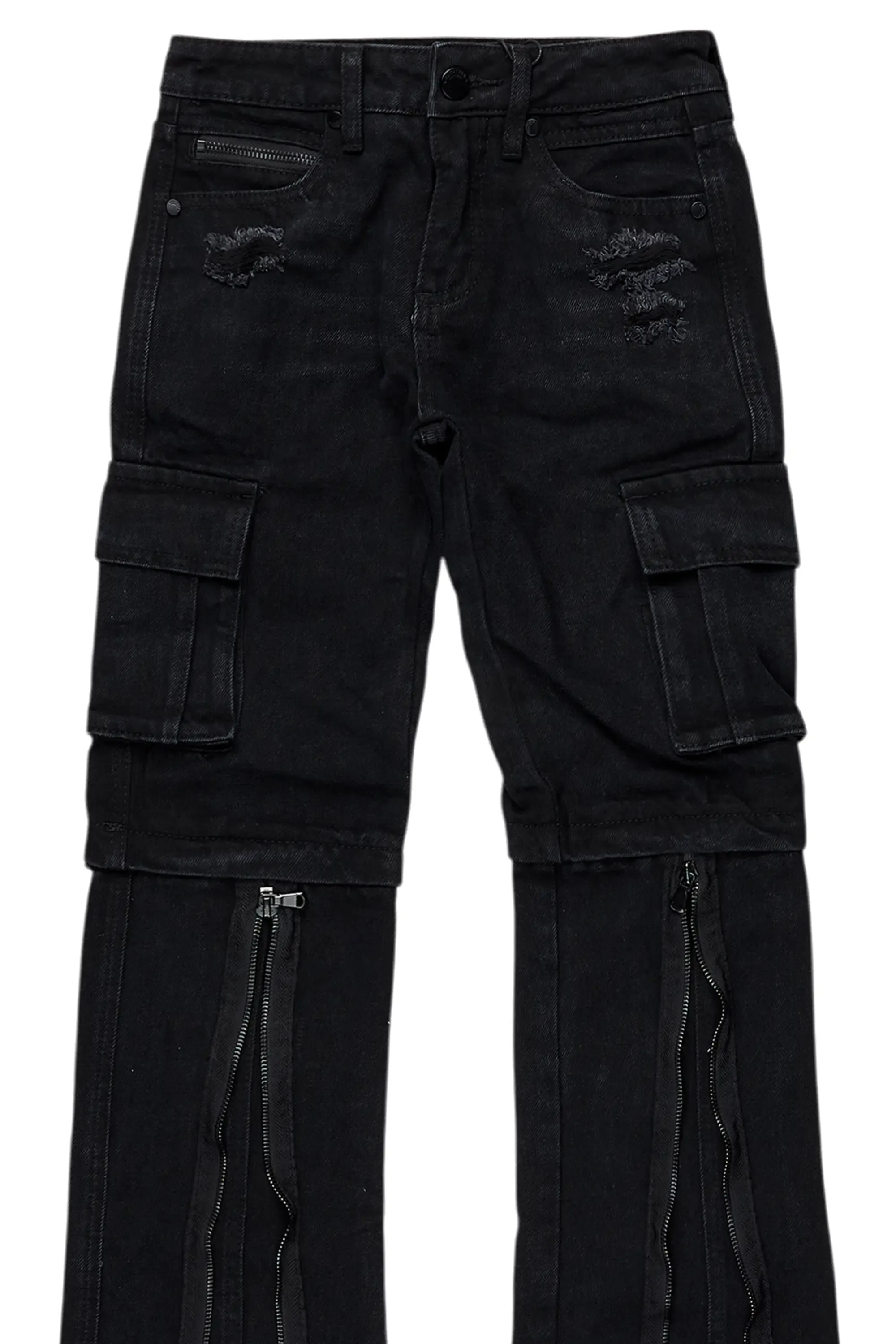 Boys Rupert Black Baggy Fit Jean