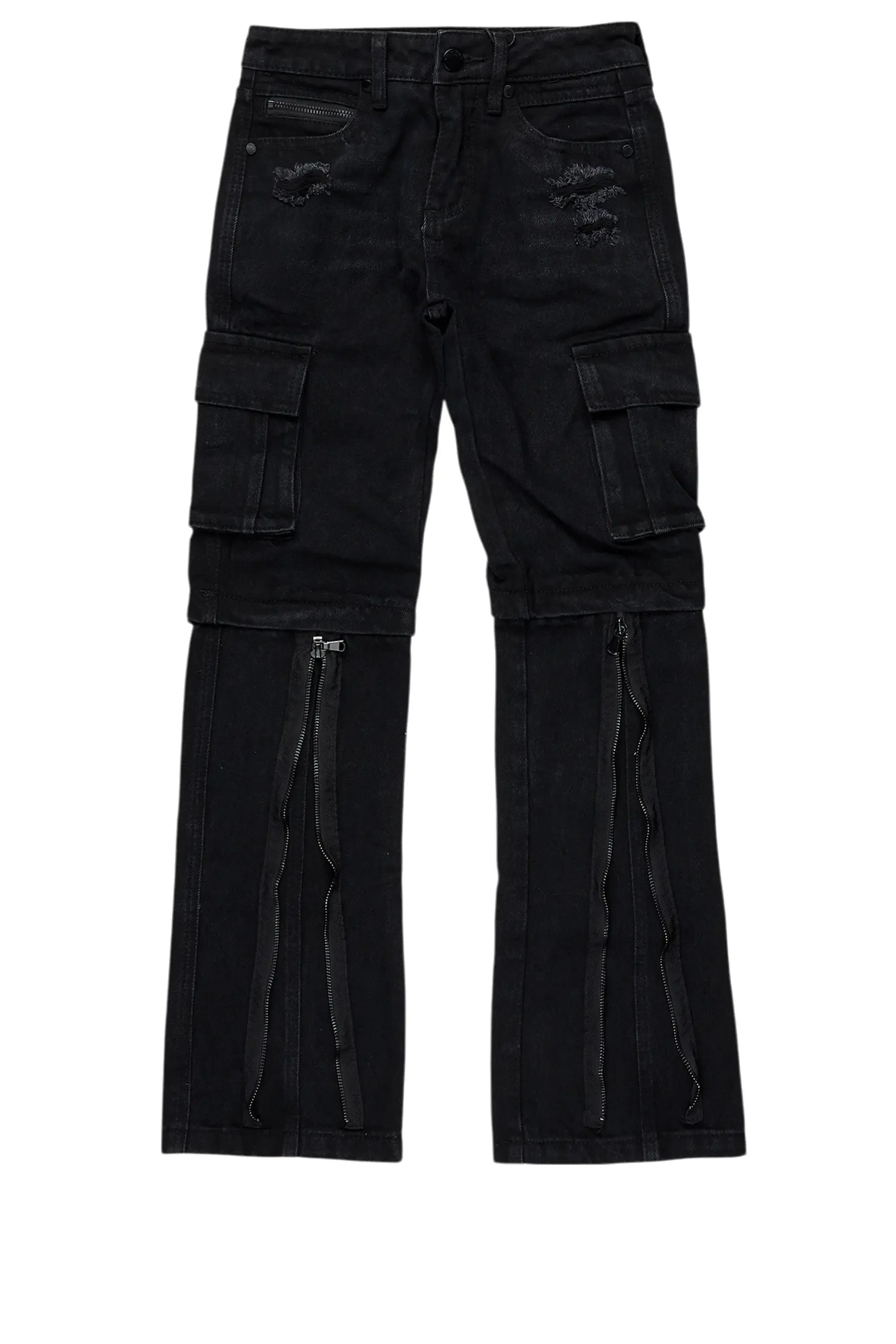 Boys Rupert Black Baggy Fit Jean