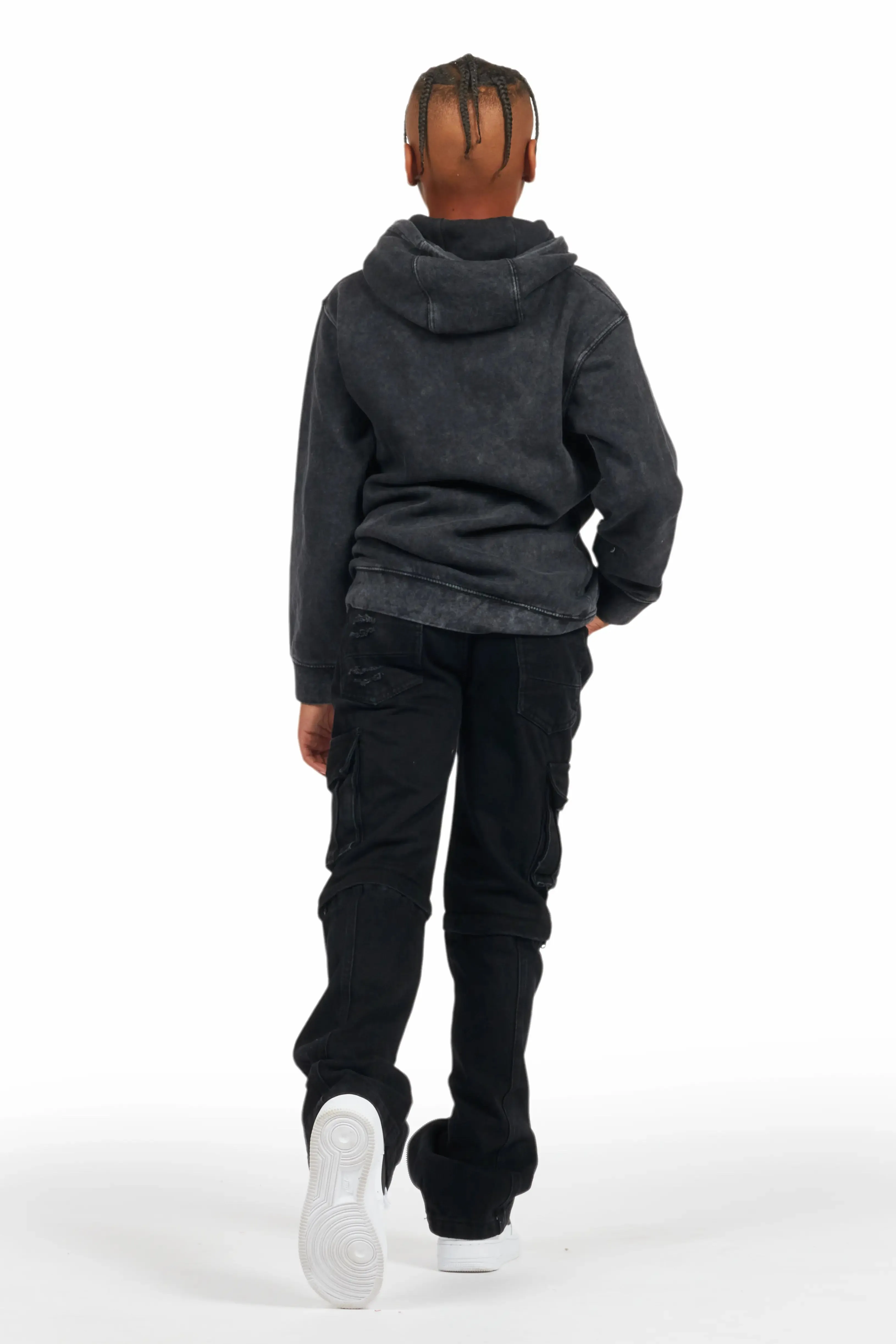 Boys Rupert Black Baggy Fit Jean