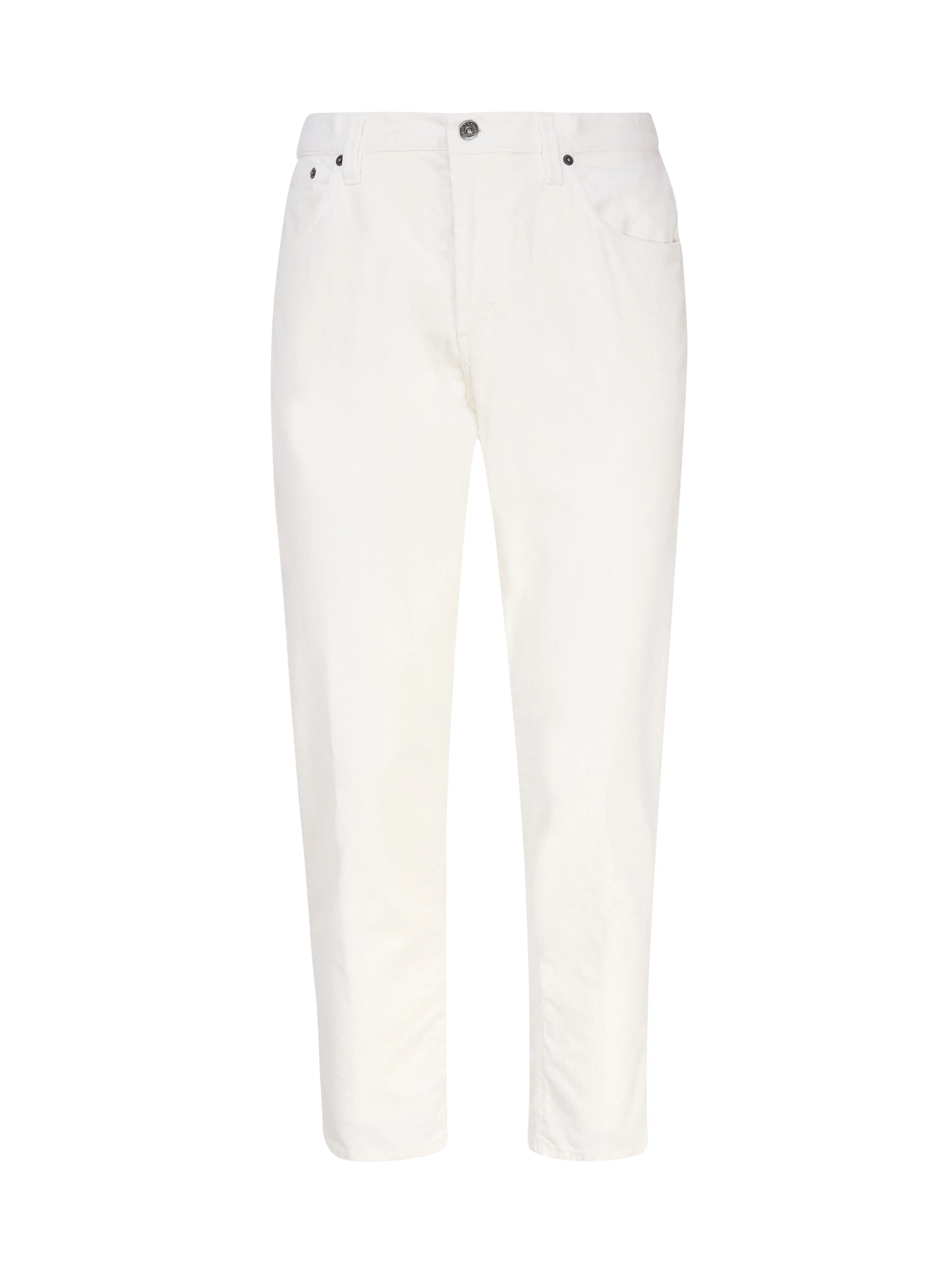 Brighton Slim White Chino Trousers