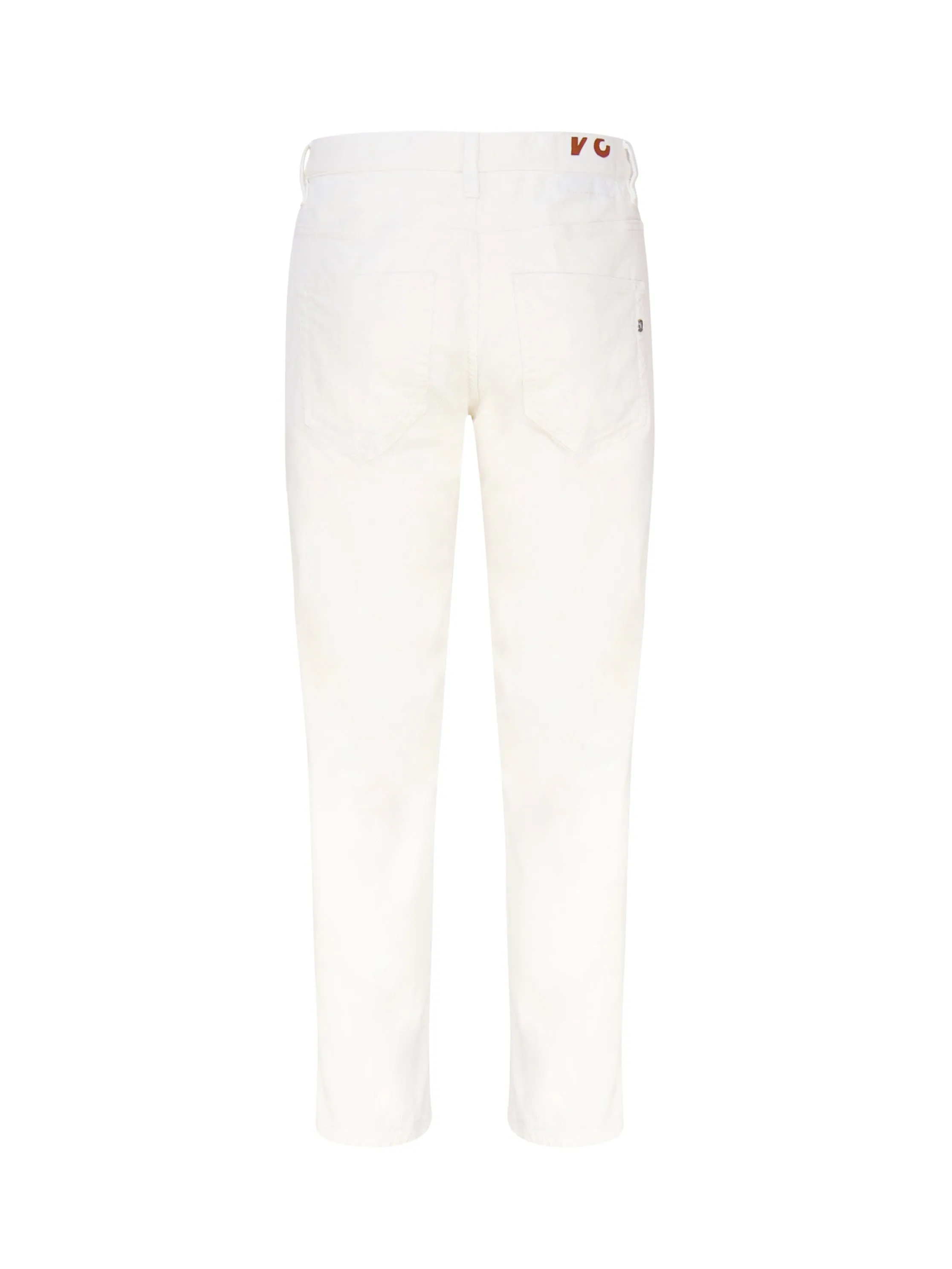 Brighton Slim White Chino Trousers