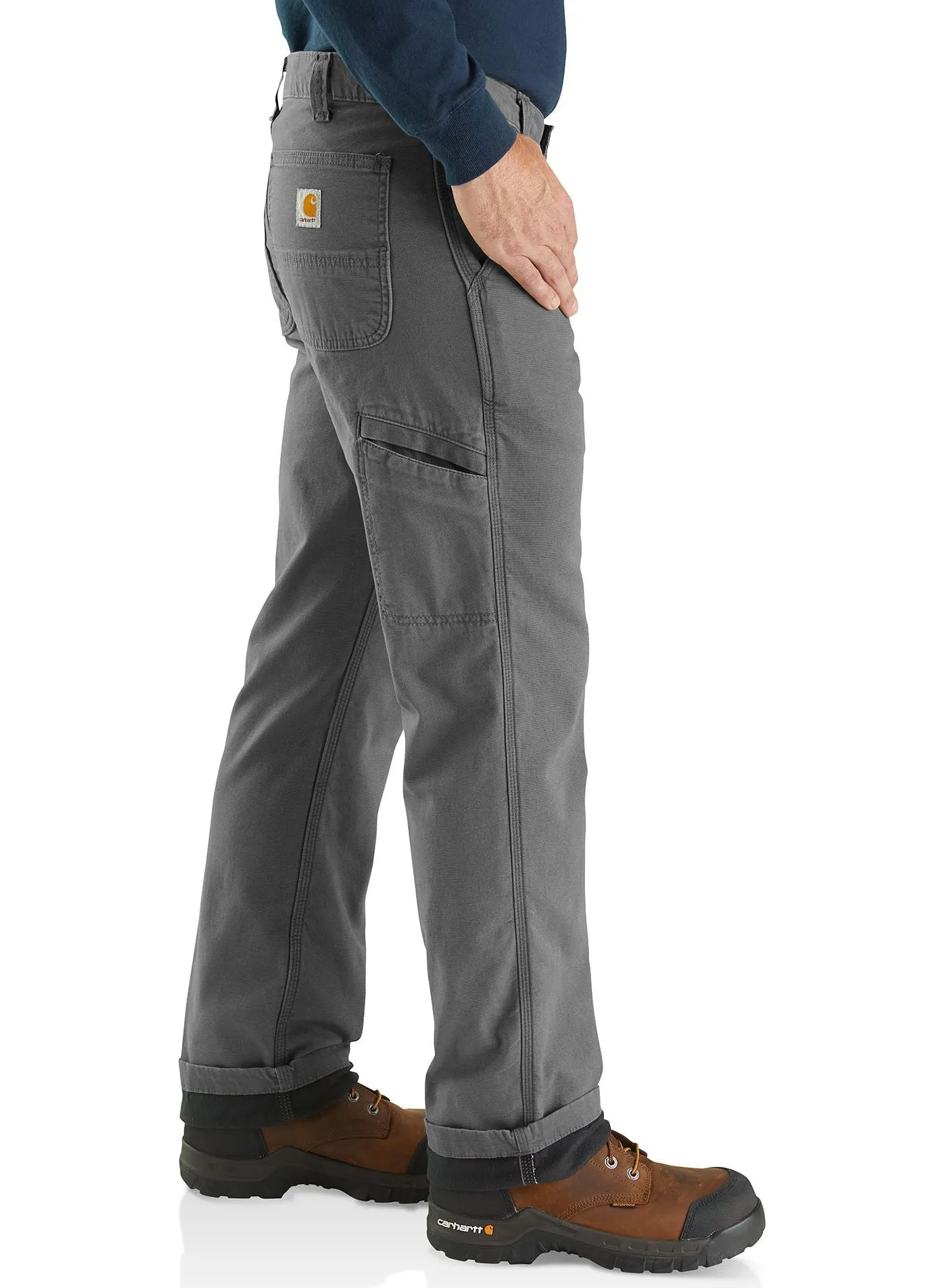 Carhartt Rugged Flex Rigby Lined Dungaree | Gravel