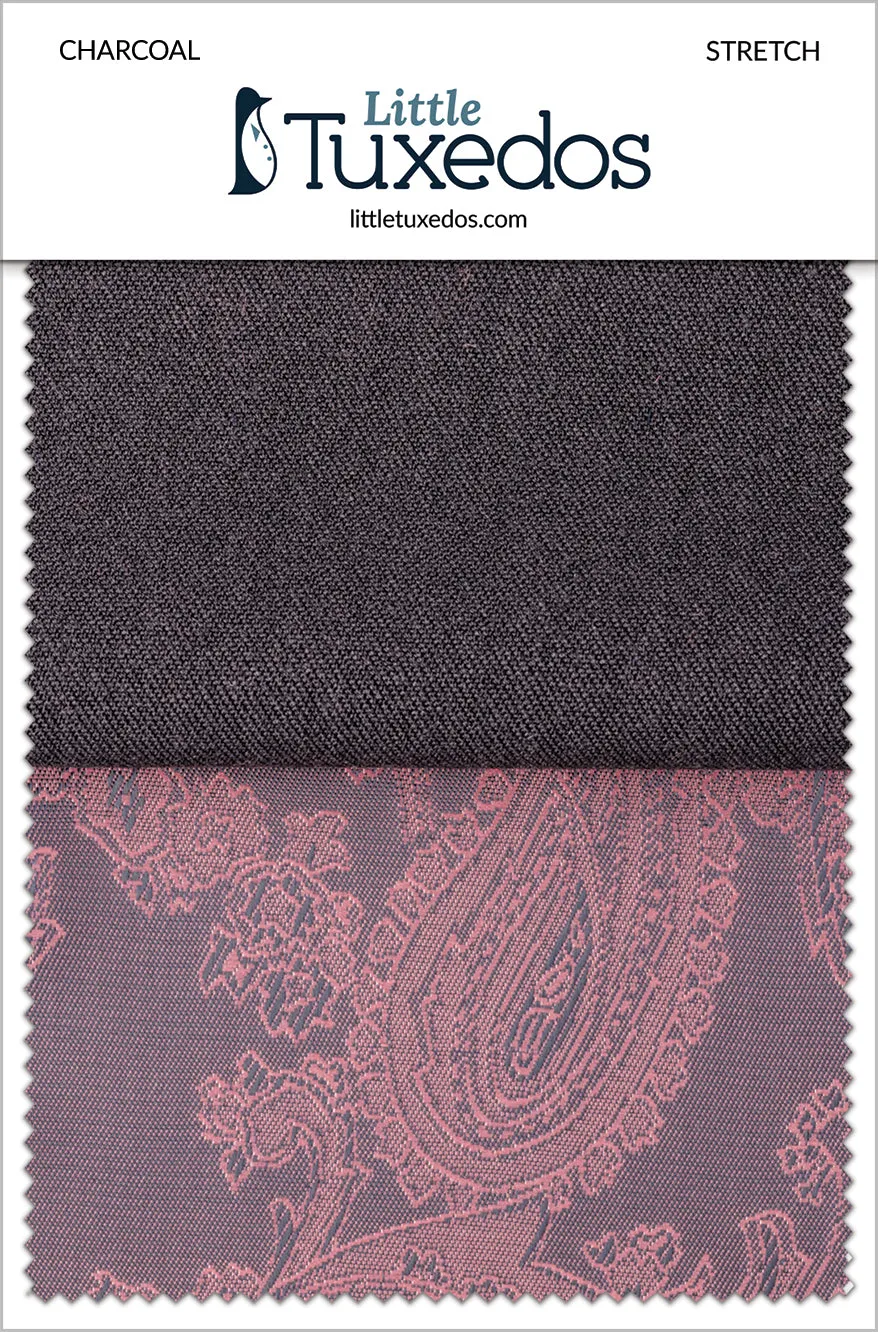 Charcoal Stretch Fabric Swatch