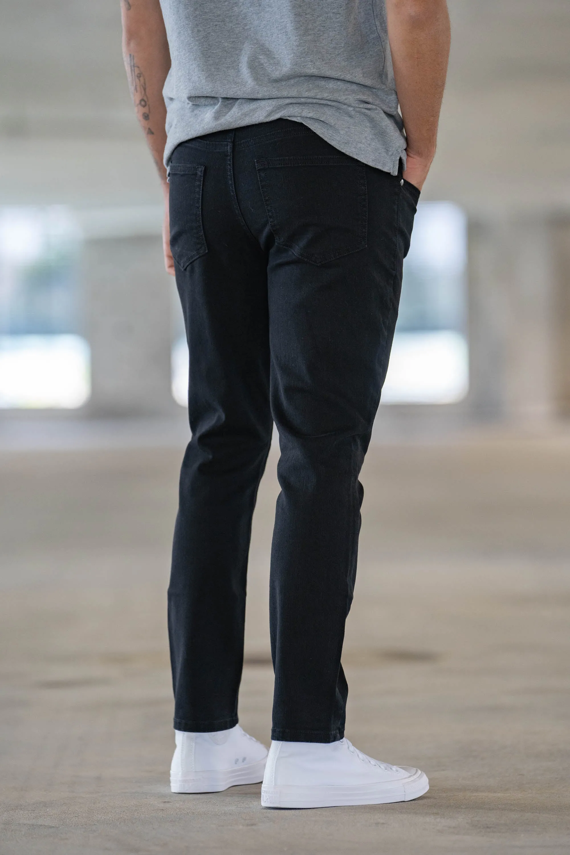 Core Extra Stretch Jeans Black