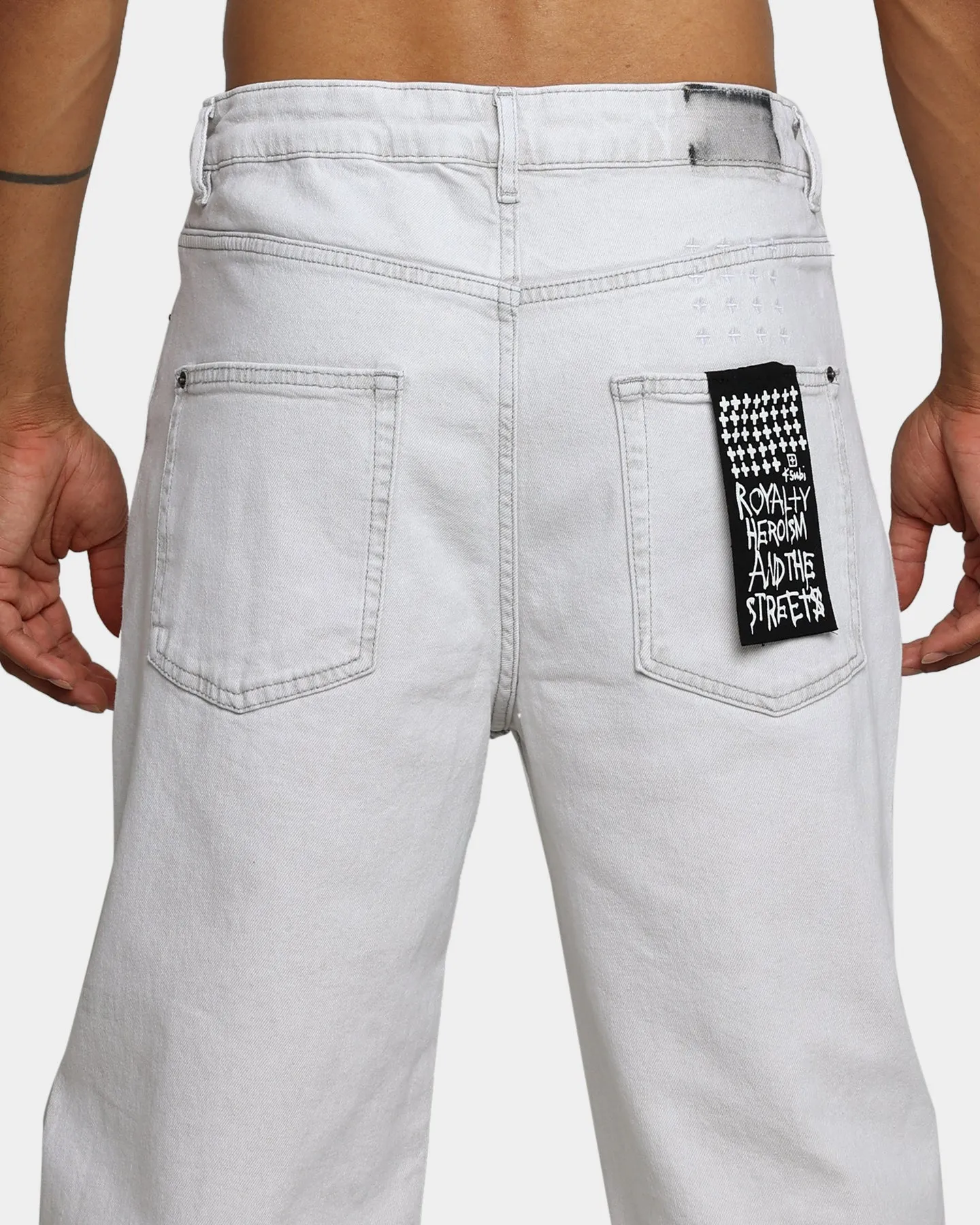 Ksubi Bullet Habits Jeans White