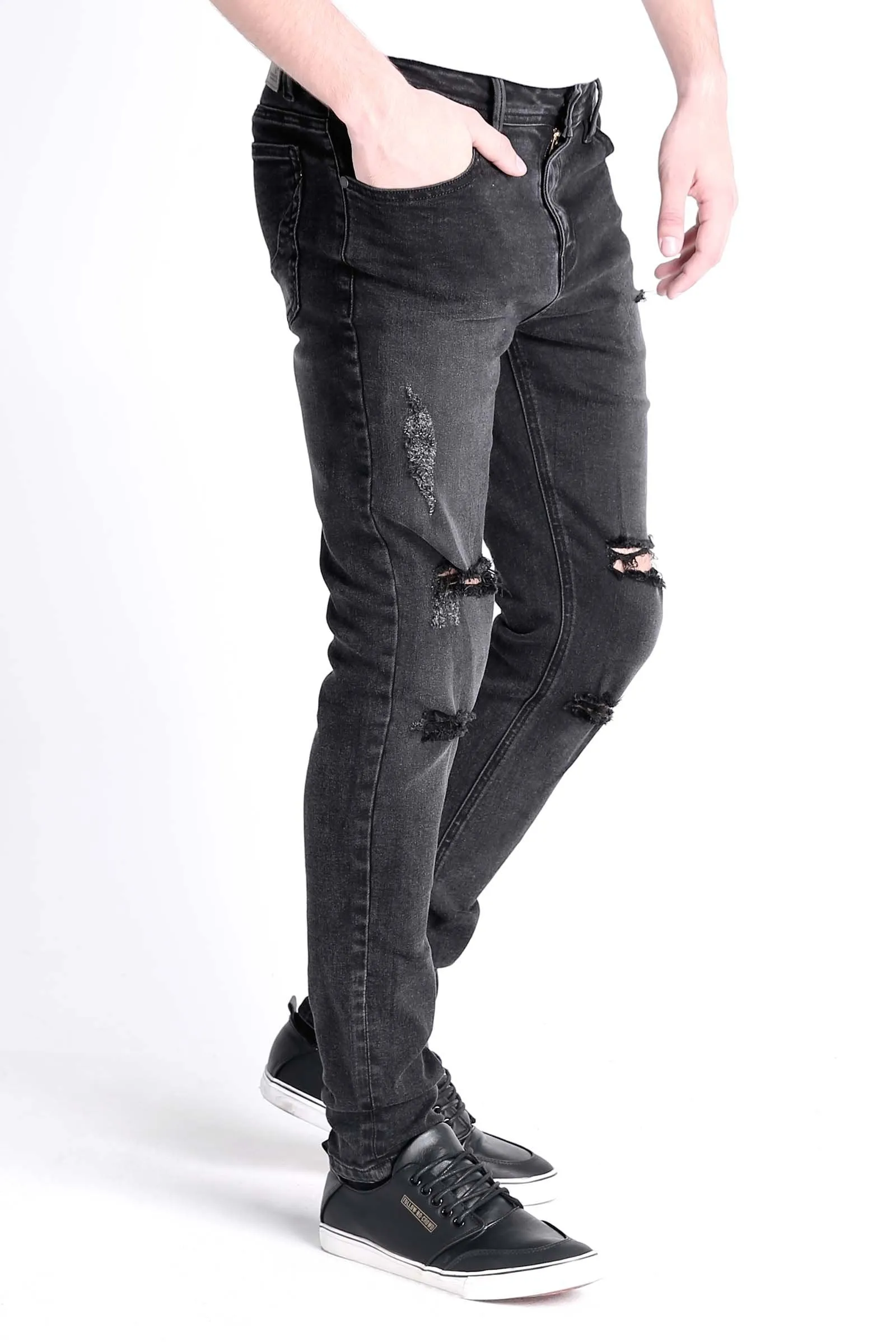 Mid Rise 5-Pocket Jeans