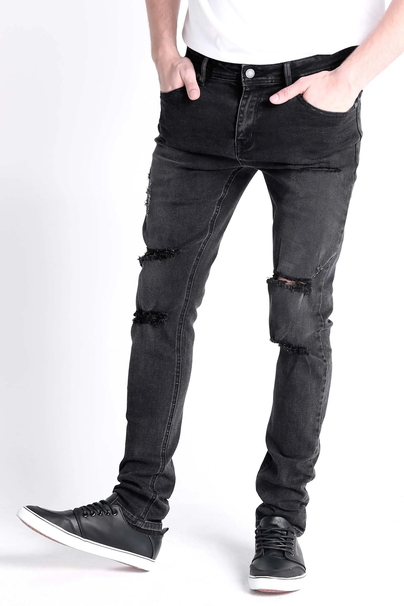 Mid Rise 5-Pocket Jeans