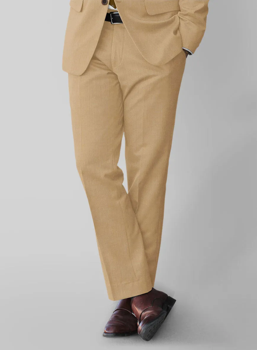 Napolean Stretch Dark Khaki Wool Pants