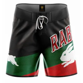 NRL Barrel Board Shorts - South Sydney Rabbitohs - Swim - Adult