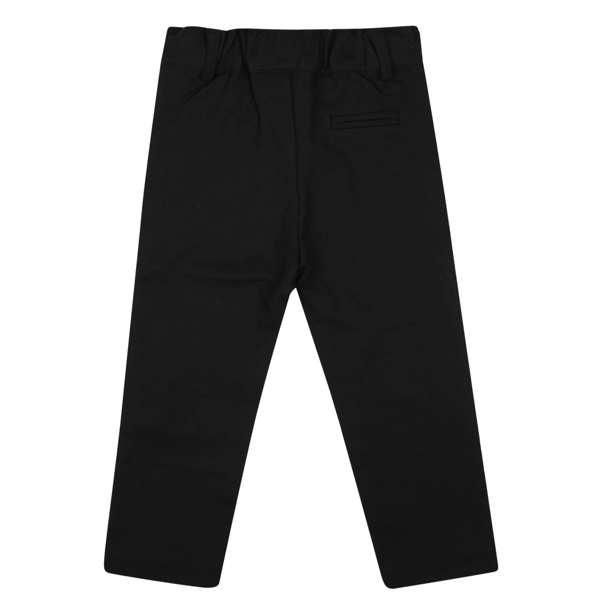 pants solid stretch - black