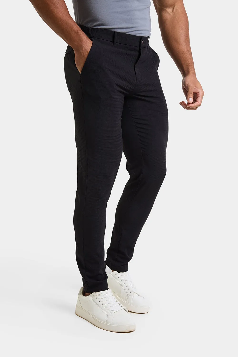 Performance Chino Trouser in Black