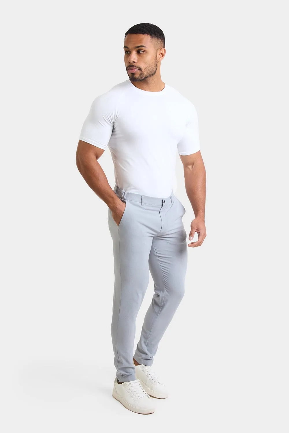 Performance Chino Trouser in Grey