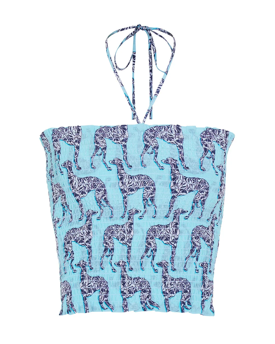 Silk Ruffle Bandeau Top LURCHER