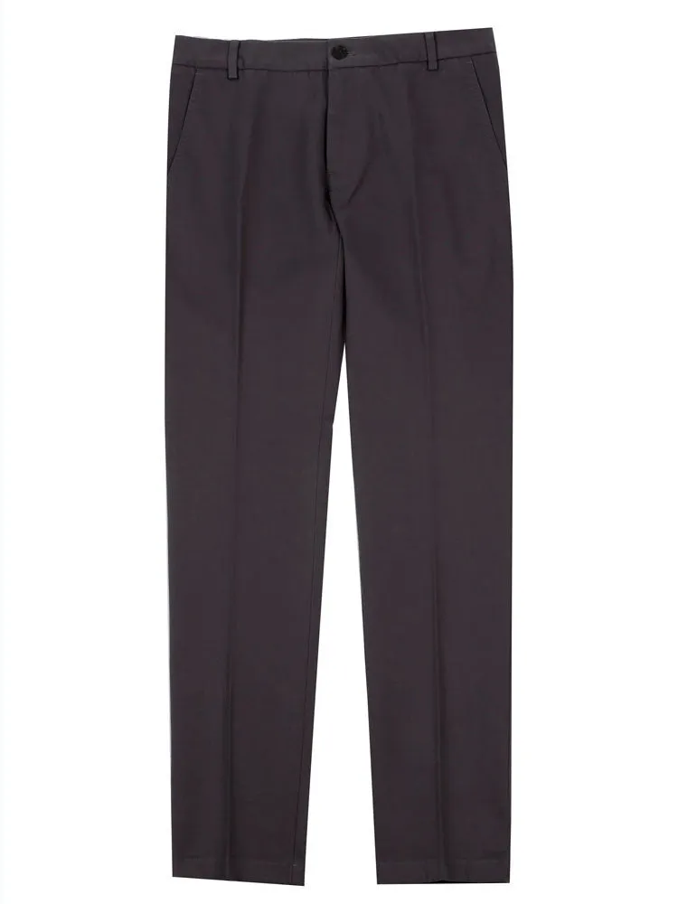 Slim Fit Chino Trousers – Charcoal Grey