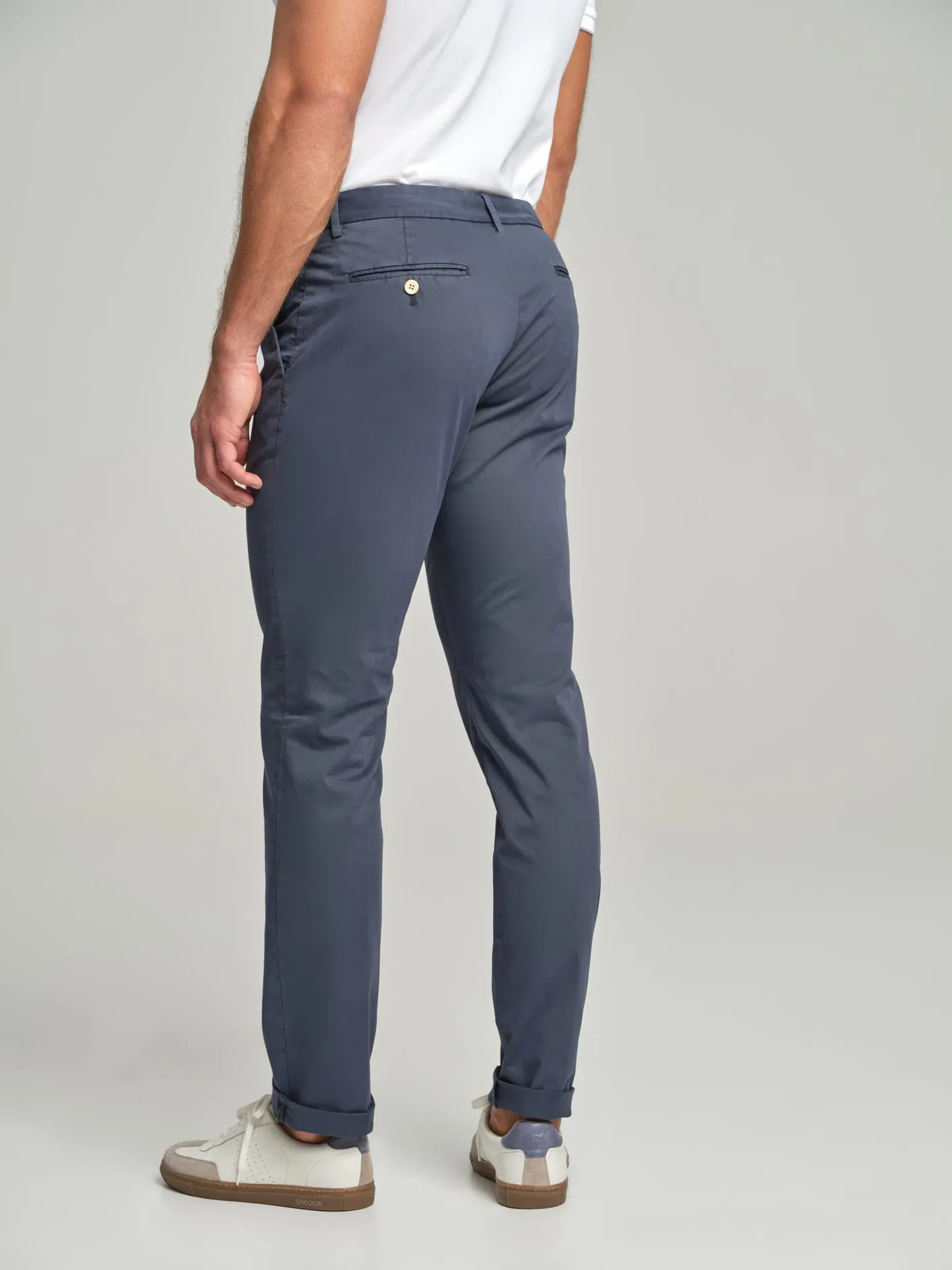 Soft twill chino trousers