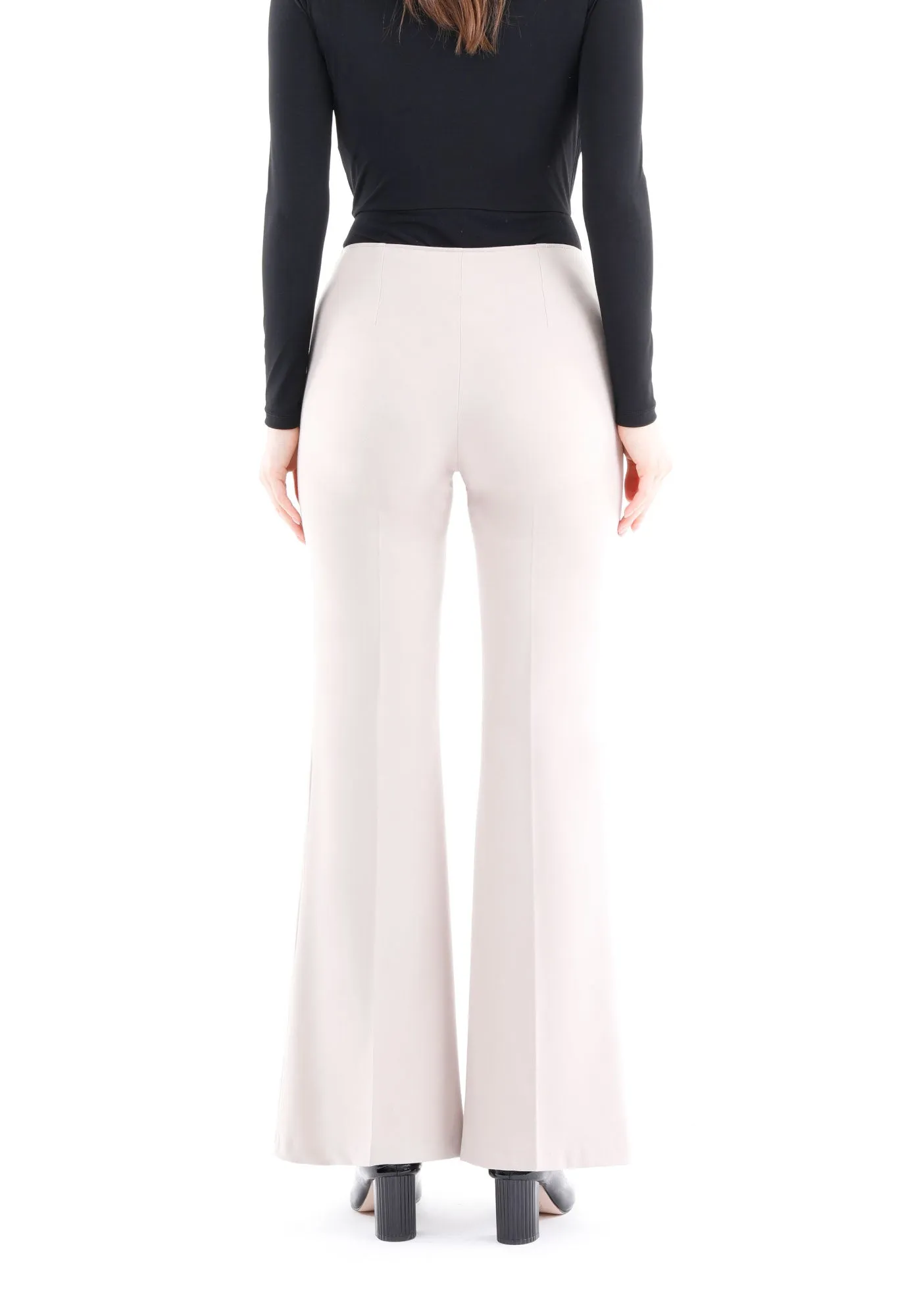 Stone Bootcut Pants - High Waisted Flare Trousers