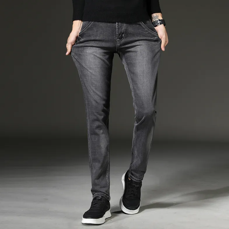 Straight Stretch Fashion Jeans