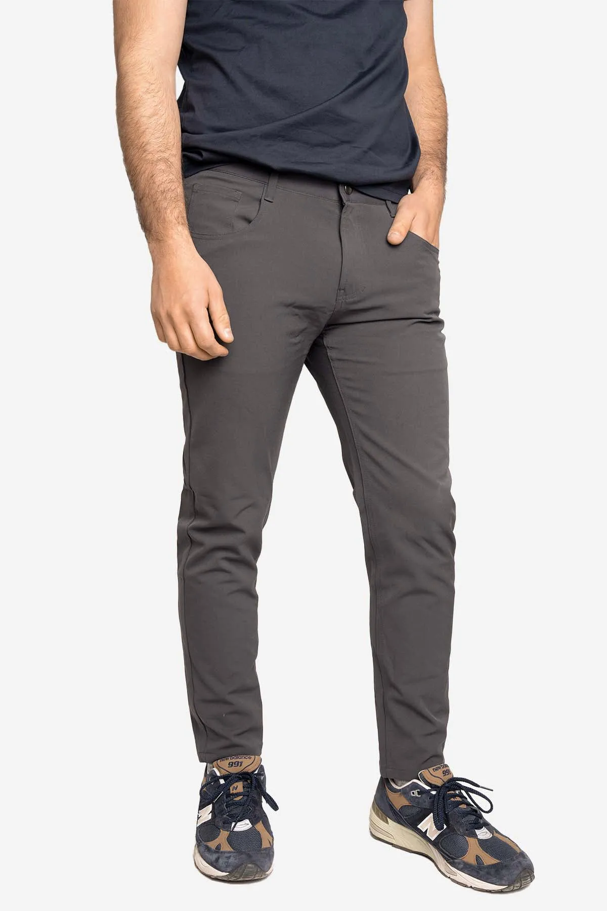 Super Stretch Performance Pants 5 Pocket Charcoal