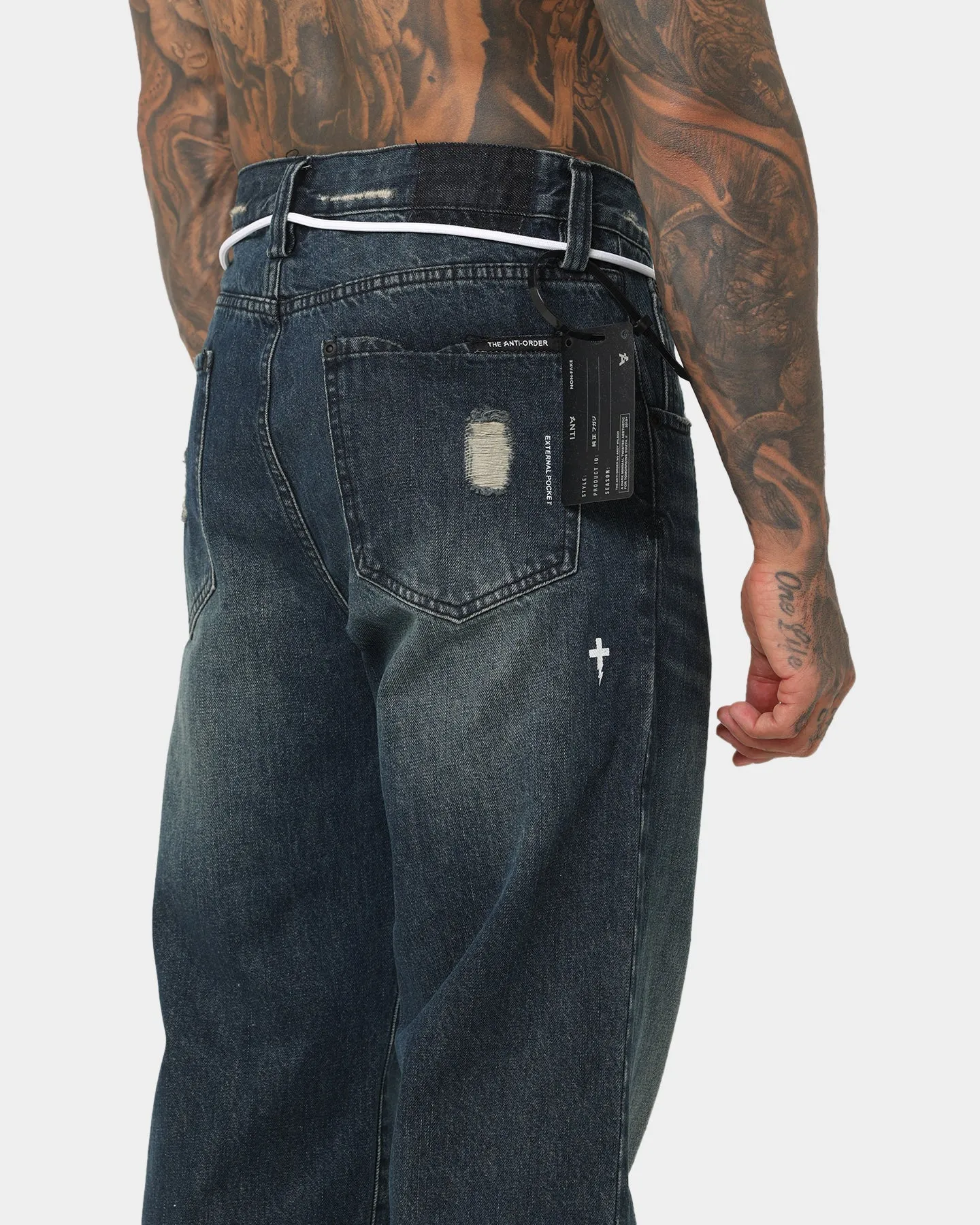 The Anti Order Super Baggy Jeans Superwash Blue