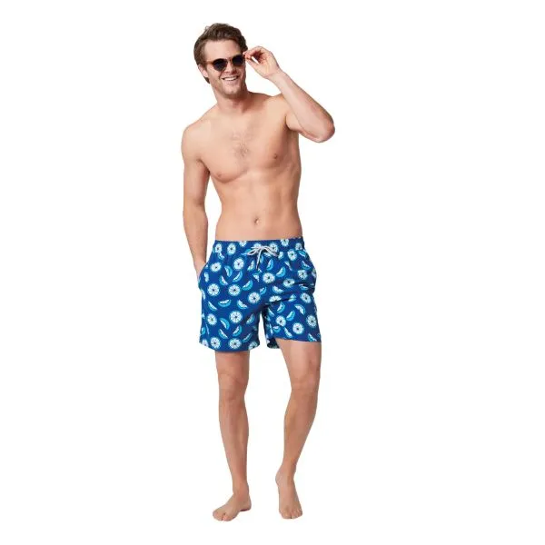 TOM & TEDDY - Men's Shorts  (Ocean Blue Citrus)