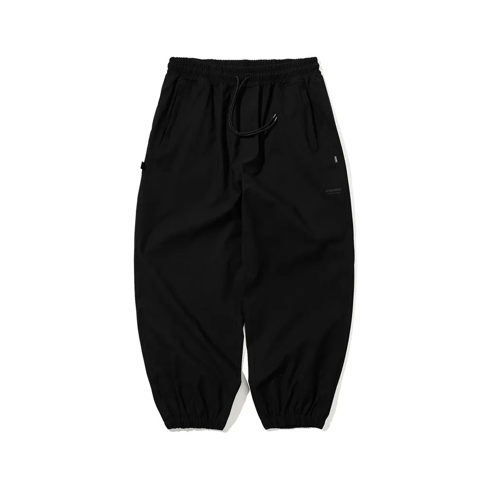 WORK STRETCH 3L SUPER WIDE JOGGER PANTS BLACK