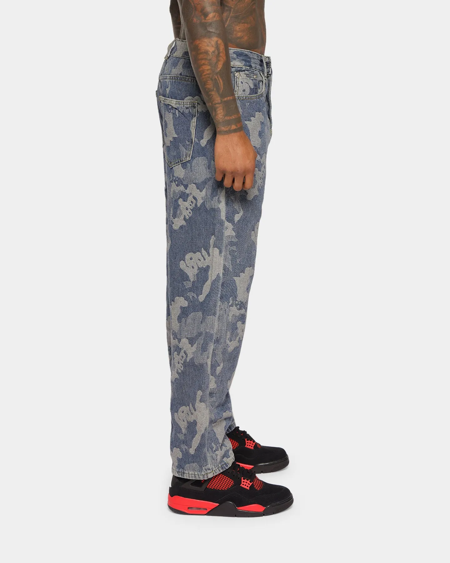 XXIII Jovany Print Jeans Blue Camo