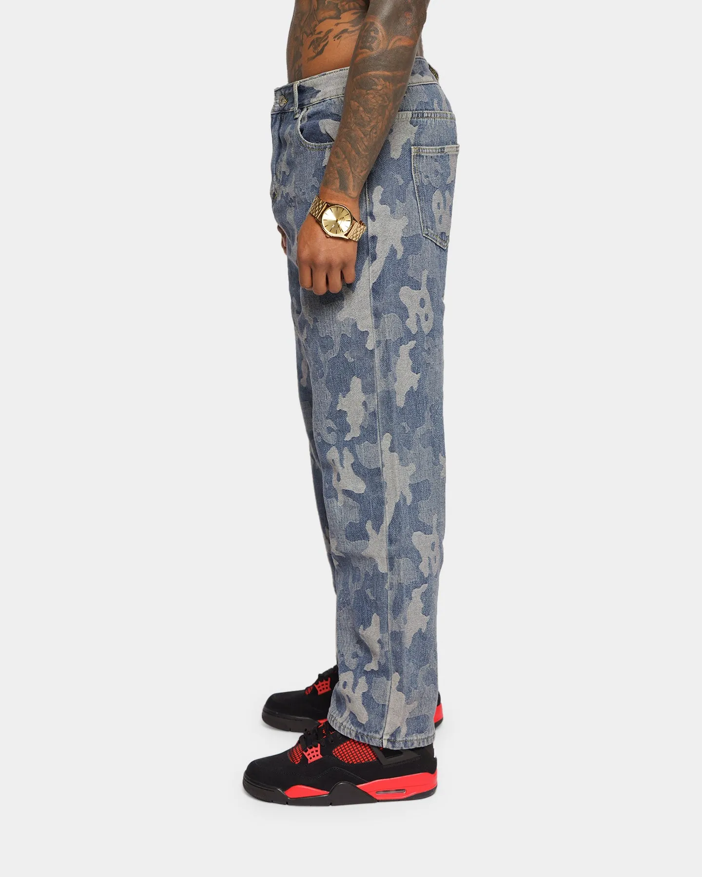 XXIII Jovany Print Jeans Blue Camo