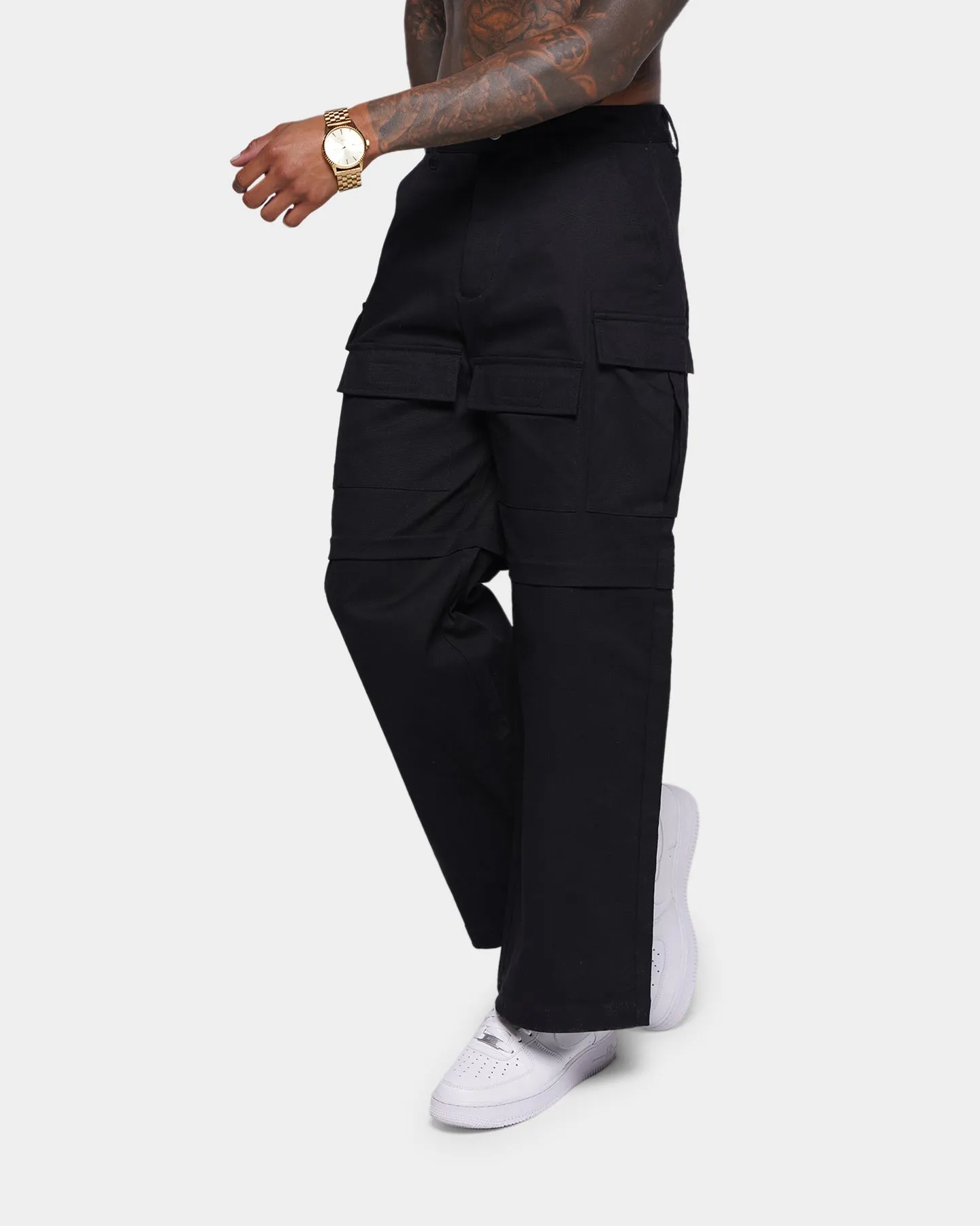 XXIII Sonora Tiered Cargo Pants Black